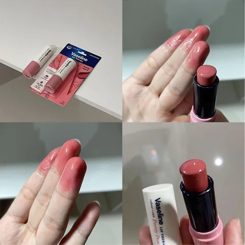 Son Dưỡng Môi Có Màu Vaseline Lip Therapy Colour Stick 4.2g - Màu 02 Blushing Coral, Dưỡng Ẩm, Lên Màu Tươi Tắn, Giải Pháp Lý Tưởng Cho Mọi Ton Da