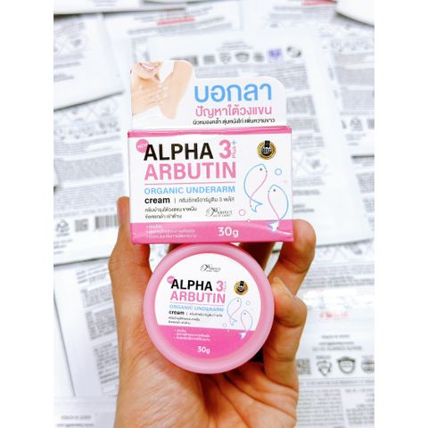 Kem Dưỡng Trắng Da Nách Alpha Arbutin 30g - Chăm Sóc Vùng Da Dưới Cánh Tay, Xóa Nách Đen, Khử Mùi Hiệu Quả