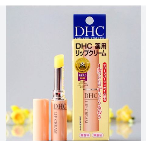 (Auth 100%) Son Dưỡng Môi DHC Lip Cream 1.5g - Hỗ Trợ Giảm Thâm, Dưỡng Ẩm, Khỏe Mọc - Chăm Sóc Môi Đẹp Tự Nhiên Cho Cả Nam Nữ