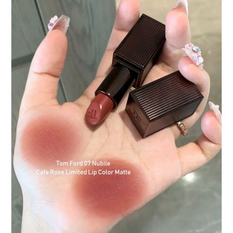 Son Tom Ford Cafe Rose Limited Edition 07 Nubile - Hồng Cam Đất Chất Lì Mịn, Giữ Màu Tốt, Dưỡng Ẩm, Thiết Kế Sang Trọng