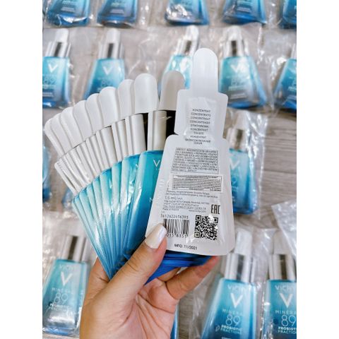 Serum Vichy Mineral 89 Probiotic Fractions - Tái Tạo Da Cấp Nước Cho Da Nhạy Cảm, 1.5ml