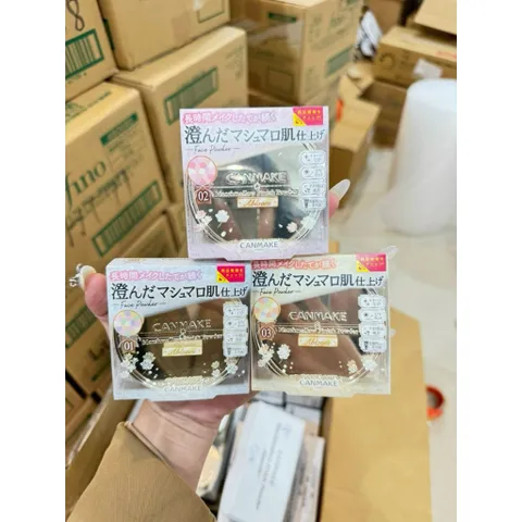 Phấn Phủ Canmake Marshmallow Finish Powder Nhật Bản - Kiềm Dầu, Che Khuyết Điểm Tốt, Lớp Trang Điểm Tự Nhiên, SPF 26