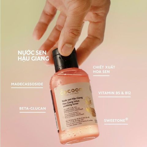 Nước Tẩy Trang Cocoon Hoa Hồng Cấp Ẩm 140ml - Dành Cho Da Nhạy Cảm, Làm Sạch Makeup Nhanh Chóng, Công Thức Thuần Chay