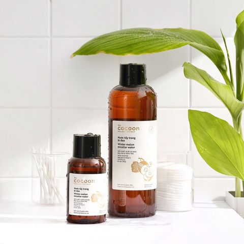 Nước Tẩy Trang Cocoon Bí Đao 140ml - Làm Sạch Dịu Nhẹ Kiểm Soát Dầu Thừa Cho Da Dầu Mụn, Lỗ Chân Lông To