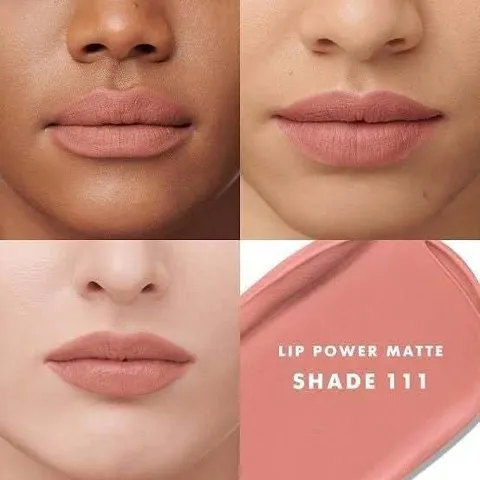 Son Môi Lì lâu Trôi Armani Beauty Lip Power - Mini 1.4g Màu 111 True Nude Pink, Dưỡng Ẩm, Lâu Trôi, Độ Bám Cao