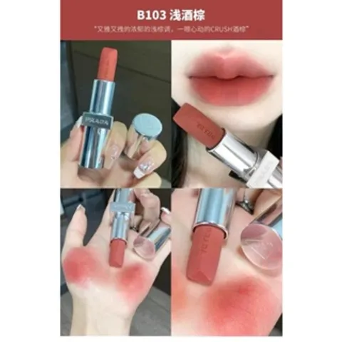 Son Thỏi Prada Monochrome Soft Matte 3.8g B103 Auburn - Lì Mịn, Sang Trọng, Bám Màu Lâu, Phù Hợp Mọi Tông Da