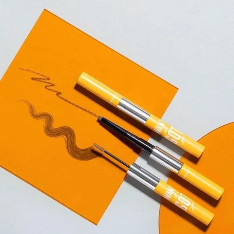 Chì Kẻ Mày 2 Đầu LEMONADE Want It Got It Nâu Đậm - Mascara và Kẻ Mày Độc Đáo, Bền Màu, Chống Nước, Dễ Dùng