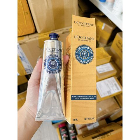Kem Dưỡng Da Tay L'occitane 25% Shea Butter 150ml - Dưỡng Ẩm Mịn Màng, Chống Khô Da, Hương Hạnh Nhân Dịu Nhẹ