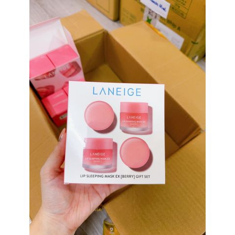 Mặt Nạ Ngủ Môi Laneige Lip Sleeping Mask 20ml - Dưỡng Ẩm Mềm Mại, Hương Quả Mọng, Giúp Môi Căng Mịn, Xóa Khô Nứt, Chăm Sóc Ban Đêm