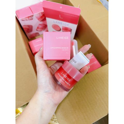 Mặt Nạ Ngủ Môi Laneige Lip Sleeping Mask 20ml - Dưỡng Ẩm Mềm Mại, Hương Quả Mọng, Giúp Môi Căng Mịn, Xóa Khô Nứt, Chăm Sóc Ban Đêm