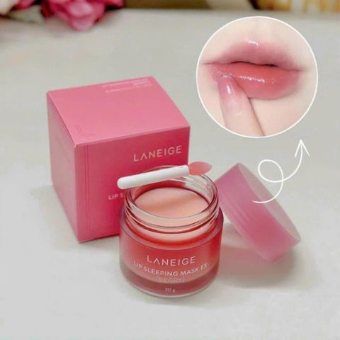 Mặt Nạ Ngủ Môi Laneige Lip Sleeping Mask 20ml - Dưỡng Ẩm Mềm Mại, Hương Quả Mọng, Giúp Môi Căng Mịn, Xóa Khô Nứt, Chăm Sóc Ban Đêm