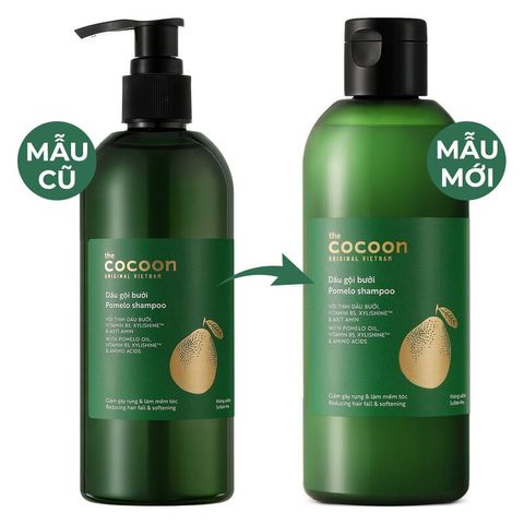 Dầu Gội Cocoon Bưởi 310ml - Giảm Gãy Rụng, Kích Thích Mọc Tóc Đen Dày, Chăm Sóc Tóc Mỏng Yếu, Vitamin B5, Không Sulfate