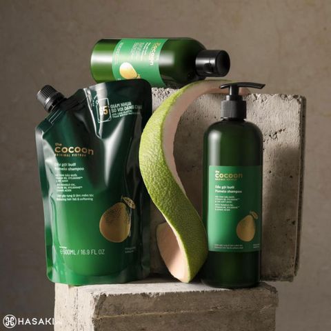 Dầu Gội Cocoon Bưởi 310ml - Giảm Gãy Rụng, Kích Thích Mọc Tóc Đen Dày, Chăm Sóc Tóc Mỏng Yếu, Vitamin B5, Không Sulfate