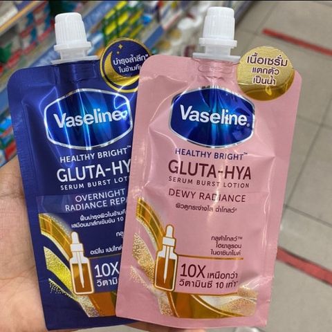 Sữa Dưỡng Thể Vaseline Gluta-Hya 10X - Dưỡng Da Sáng Khỏe, Căng Mọng & Rạng Rỡ 30ml - Giải Pháp Chăm Sóc Da Tự Nhiên