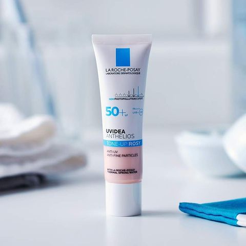 Kem Chống Nắng La Roche-Posay Anthelios Tone-Up Rosy SPF50+ 30ml - Bảo Vệ Da, Nâng Tông Sáng Ánh Hồng, Dược Mỹ Phẩm Từ Pháp