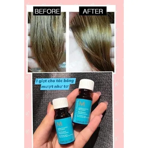 Tinh Dầu Dưỡng Tóc MOROCCANOIL Mini 10ml - Phục Hồi Tóc Hư Tổn, Giảm Xơ Rối và Chẻ Ngọn, Tóc Bóng Mượt Suốt Ngày