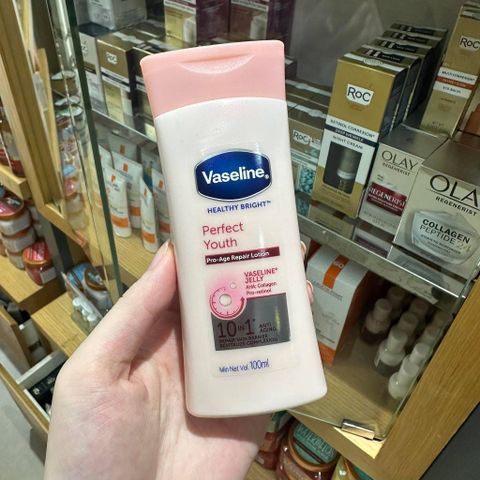 [5/25] Sữa Dưỡng Thể Vaseline Ngăn Ngừa Lão Hoá Healthy Bright Perfect Youth 100ml
