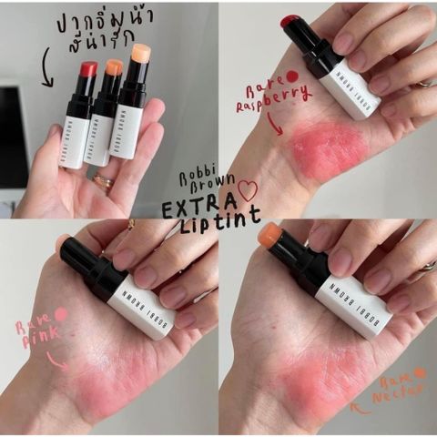 Son Dưỡng Có Màu Bobbi Brown Extra Lip Tint 3.2g - Dưỡng ẩm môi, màu sắc tươi tắn, Vitamin E, độ bóng nhẹ, không gây khô nứt, Xuất xứ Mỹ