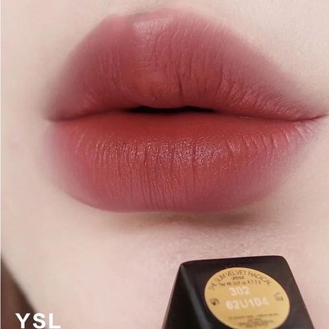Son YSL Slim Velvet Radical Matte Lipstick - Son Lì Tông Hồng Đất - Độ Bám Màu Đến 8 Giờ - Phụ Kiện Làm Đẹp Xuất Sắc