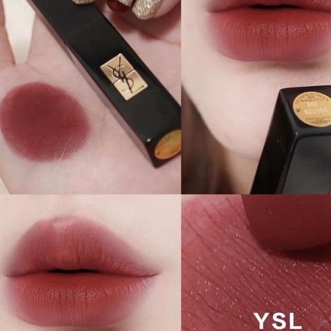 Son YSL Slim Velvet Radical Matte Lipstick - Son Lì Tông Hồng Đất - Độ Bám Màu Đến 8 Giờ - Phụ Kiện Làm Đẹp Xuất Sắc