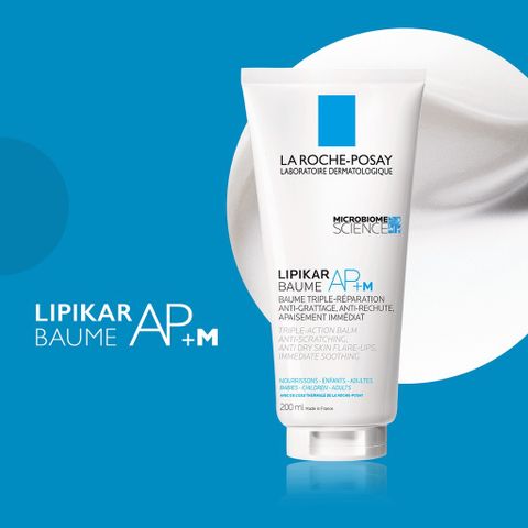 Kem Dưỡng Ẩm La Roche-Posay Lipikar Baume AP+ Cho Trẻ Em - Giảm Ngứa, Làm Dịu & Phục Hồi Da Khô 200ml