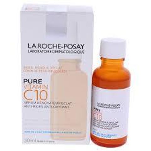 Serum La Roche-Posay Pure Vitamin C10 30ml - Giúp Cải Thiện, Làm Sáng Da, Giảm Nếp Nhăn Cho Da Nhạy Cảm