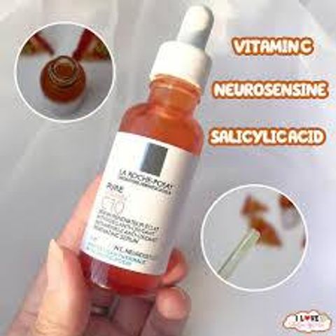 Serum La Roche-Posay Pure Vitamin C10 30ml - Giúp Cải Thiện, Làm Sáng Da, Giảm Nếp Nhăn Cho Da Nhạy Cảm