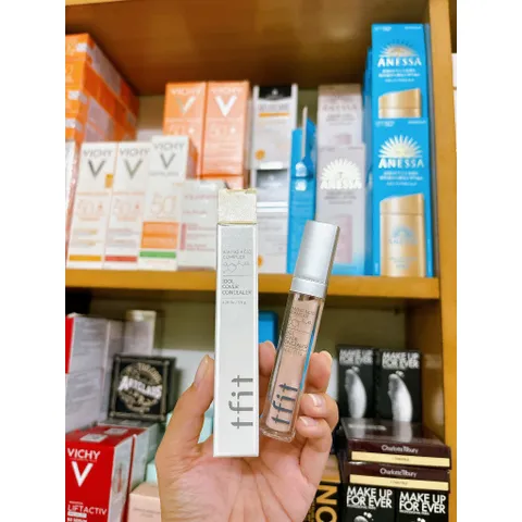 Kem Che Khuyết Điểm Tfit Idol Cover Concealer Màu 01 - Che Phủ Cao Cho Làn Da Mịn Màng, Không Lem, Dành Cho Da Nhạy Cảm, Xuất Xứ Hàn Quốc