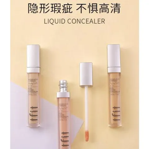 Kem Che Khuyết Điểm Tfit Idol Cover Concealer Màu 01 - Che Phủ Cao Cho Làn Da Mịn Màng, Không Lem, Dành Cho Da Nhạy Cảm, Xuất Xứ Hàn Quốc