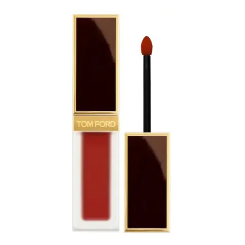 Son Kem Tom Ford Liquid Lip Luxe Matte 123 Devoted - Đỏ Nâu Sang Trọng, Lì Mịn, Bám Màu Tốt - Lựa Chọn Hoàn Hảo Cho Phong Cách Quyến Rũ
