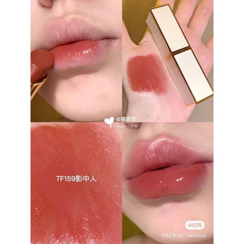 Son Tom Ford Ultra Shine Lip Color 159 Solaire - Son Bóng Mượt Đất Hồng, Dưỡng Ẩm Lâu Trôi, Phong Cách Thời Thượng, Fullbox
