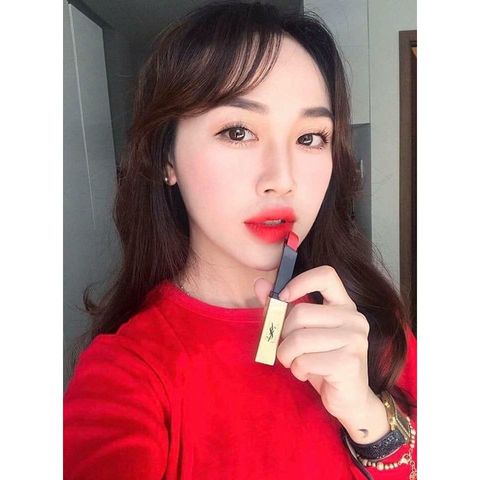 Son YSL Rouge Pur Couture The Slim 23 Mystery Red 2.2g - Son Đỏ Thuần Cao Cấp Dành Cho Phụ Nữ, Giữ Màu Lâu, Sang Trọng