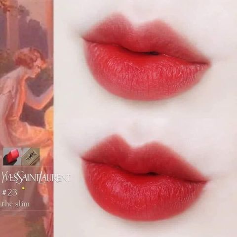Son YSL Rouge Pur Couture The Slim 23 Mystery Red 2.2g - Son Đỏ Thuần Cao Cấp Dành Cho Phụ Nữ, Giữ Màu Lâu, Sang Trọng
