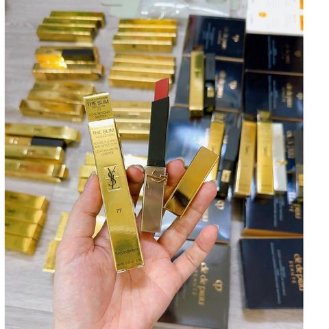 Son Thỏi YSL Rouge Pur Couture The Slim Collector 2024 Màu 77 Love Beyond Match - Son Lì Cao Cấp, Sang Trọng, Màu Đỏ Hồng Quyến Rũ