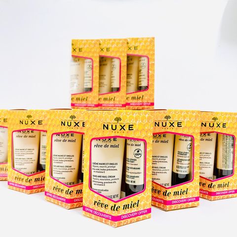 Bộ Dưỡng Ẩm Nuxe Reve De Miel – Son Dưỡng Môi & Kem Dưỡng Tay 30ml – Sản Phẩm Thiên Nhiên Đẹp Da, Mềm Mịn, Ngăn Ngừa Lão Hóa