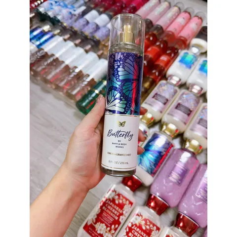 Xịt Thơm Toàn Thân Bath & Body Works Japanese Cherry Blossom 236ml - Nước Hoa Nhẹ Hương Hoa Anh Đào Tươi Mát, Dưỡng Ẩm Da