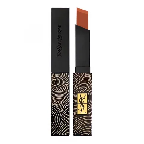Son YSL The Slim Velvet Radical 314 Limitless Cinnabar Bản Giới Hạn – Đỏ Nâu Đất, Chất Lì Mịn, Bền Màu, SPF 15