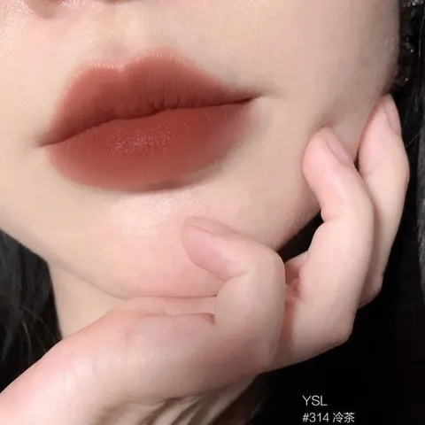 Son YSL The Slim Velvet Radical 314 Limitless Cinnabar Bản Giới Hạn – Đỏ Nâu Đất, Chất Lì Mịn, Bền Màu, SPF 15