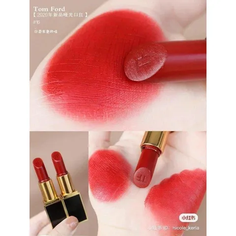 Son Tom Ford Lip Color 16 Scarlet Rouge - Son Môi Đỏ Thuần Sang Trọng, Bám Màu Tốt, Chất Satin Mềm Mịn 8 Tiếng