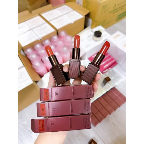 Son Tom Ford Cafe Rose Limited Edition 100 Equus - Lipstick Màu Nâu Trà Sữa Sang Trọng, Bền Màu, Chất Son Lì Mịn, Dưỡng Ẩm Môi