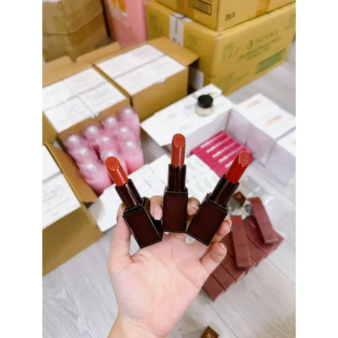 Son Tom Ford Cafe Rose Limited Edition 100 Equus - Lipstick Màu Nâu Trà Sữa Sang Trọng, Bền Màu, Chất Son Lì Mịn, Dưỡng Ẩm Môi