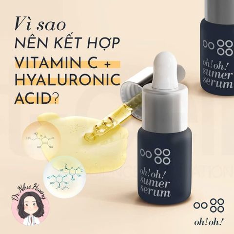 Tinh Chất Vitamin C Làm Sáng Da & Chống Lão Hóa oh!oh! 6g - Serum Dưỡng Da Chuyên Sâu, Tăng Cường Độ Ẩm và Săn Chắc Da