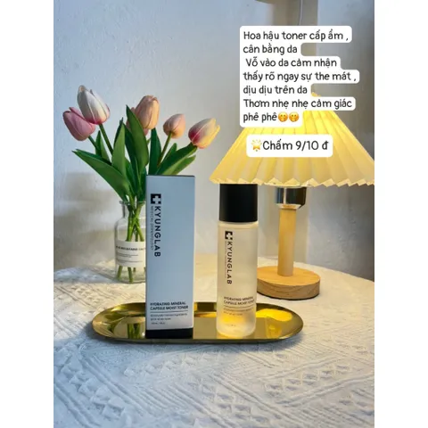 Toner Kyunglab 150ml - Nước Khoáng Từ Auvergne, Cấp Ẩm, Làm Dịu Da, Giảm Mụn, Phù Hợp Với Mọi Loại Da, Sản Phẩm Thiên Nhiên Hàn Quốc
