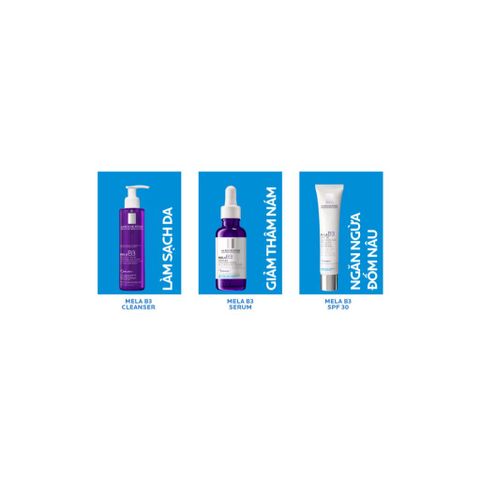 Sữa Rửa Mặt Mờ Thâm La Roche-Posay Mela B3 Gel 200ml - Làm Sáng Da, Giảm Thâm Mụn và Nám, Phù Hợp Mọi Loại Da
