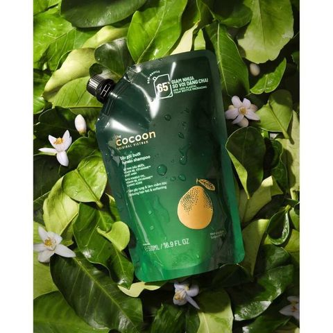 Dầu Gội Cocoon Bưởi 500ml - Giảm Rụng & Hỗ Trợ Mọc Tóc Dày Chắc Khỏe - Dầu Gội Từ Tinh Dầu Vỏ Bưởi Việt Nam