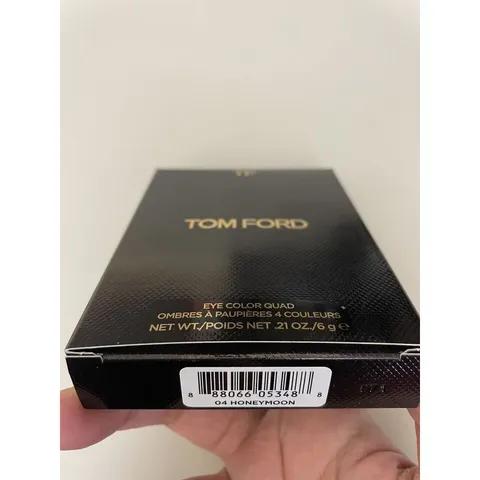 Phấn Mắt Tom Ford Eye Shadow Quad 04 Honey Moon - Phấn Nhũ Dễ Dàng Tạo Kiểu Mắt Lung Linh, Hộp Sang Trọng có Gương, Tặng Chổi Trang Điểm
