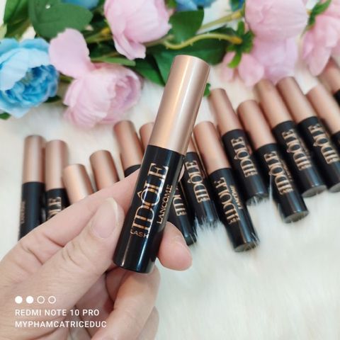 Mascara Mini 2,5ml Lancome Lash Idôle - Chuốt Mi Nâng Lifting, Đen Bóng, Hiệu Ứng Dài Và Cong Mi 24 Giờ, Chất Lượng Cao