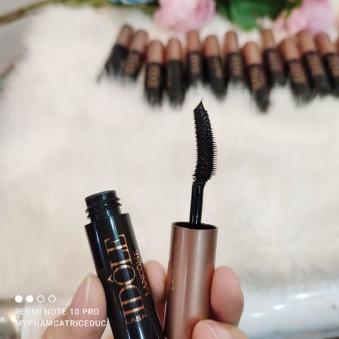 Mascara Mini 2,5ml Lancome Lash Idôle - Chuốt Mi Nâng Lifting, Đen Bóng, Hiệu Ứng Dài Và Cong Mi 24 Giờ, Chất Lượng Cao