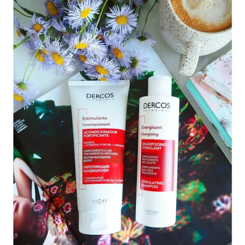Vichy - Dầu Gội Vichy Ngăn Ngừa & Giảm Rụng Tóc 200ml Dercos Energising Shampoo Hairloss 200ml