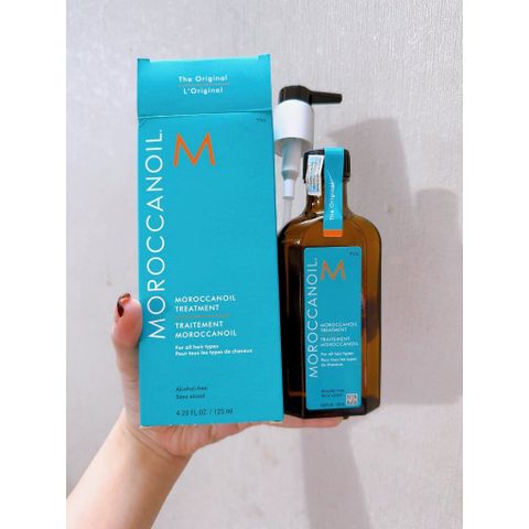Tinh Dầu Moroccanoil Phục Hồi Tóc Hư Tổn 100ml - Dưỡng Ẩm & Làm Bóng Tóc Bằng Dầu Argan, Không Chứa Độc Tố, Hương Hổ Phách Ngọt Ngào